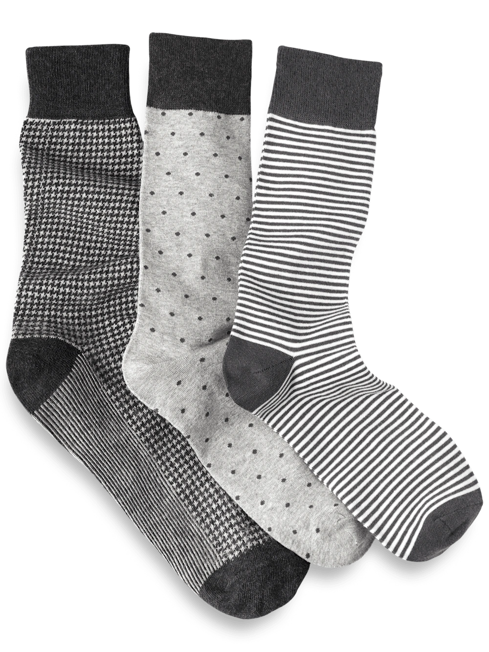 Calcetines de mezcla de algodón grises triple pack: ¡Comodidad y estilo para tus pies, cada día!